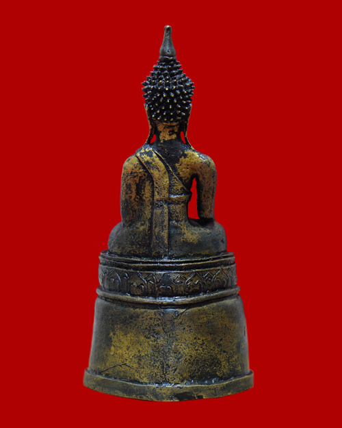 พระบูชา3นิ้ว พระเชียงรุ้ง สภาพล้างผิวมาครับ