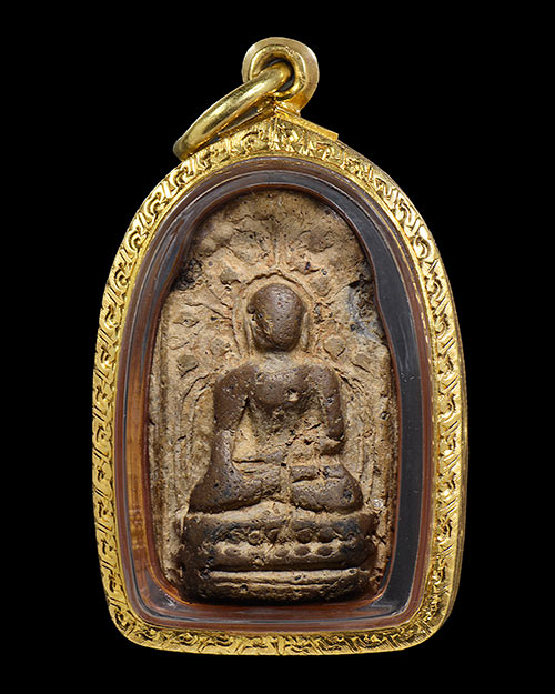 พระบาง จ.ลำพูน ฟอร์มตรง สภาพสวย+เลี่ยมทองหนาหนา+บัตรรับรองครับ