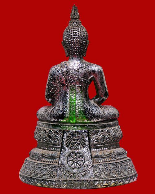 พระบูชา5นิ้ว พระแก้วมรกต พิธี25 พุทธศตวรรษ เนื้อสีเขียว สำนักพุทธรัตนประทีป ทรงพระเจริญพิธีเสาร์ห้า 