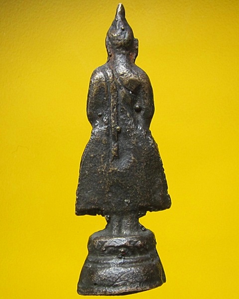 พระประจำวันหล่อโบราณ หลวงพ่อสนิท วัดลำบัวลอย จ.นครนายก