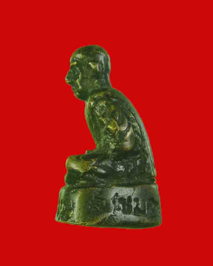 รูปหล่อโบราณ หลวงพ่อสงฆ์ วัดเจ้าฟ้าศาลาลอย จ.ชุมพร ปี 19 พิมพ์เล็ก ออกวัดแม่ประจันต์ เพชรบุรี