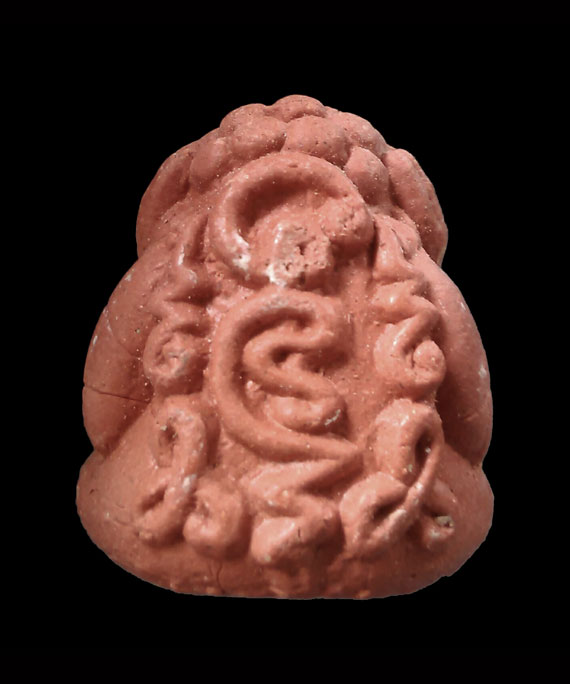 พระปิดตาเนื้อผงชมพูนุช หลวงปู่หมุน ออกวัดซับลำใย ปี43 พิธี มหาสมปรารถนา สภาพสวย เดิมๆ