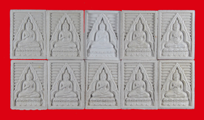 พระของขวัญวัดปากน้ำ ภาษีเจริญ กทม. รุ่น ๗ 10 องค์