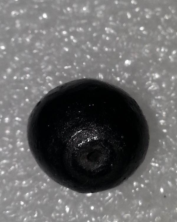 เม็ดประคำเหล็กน้ำพี้ รุ่น 'เสาร์๕ มหาเศรษฐี' ขนาดใหญ่ 1 ลูก หลวงปู่หมุน วัดบ้านจาน ปี ๒๕๔๓ #8