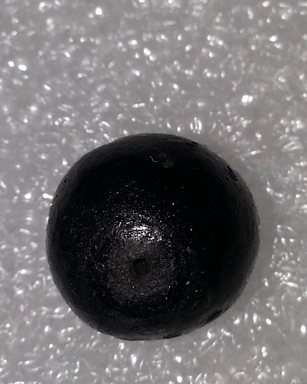 เม็ดประคำเหล็กน้ำพี้ รุ่น 'เสาร์๕ มหาเศรษฐี' ขนาดใหญ่ 1 ลูก หลวงปู่หมุน วัดบ้านจาน ปี ๒๕๔๓ #9