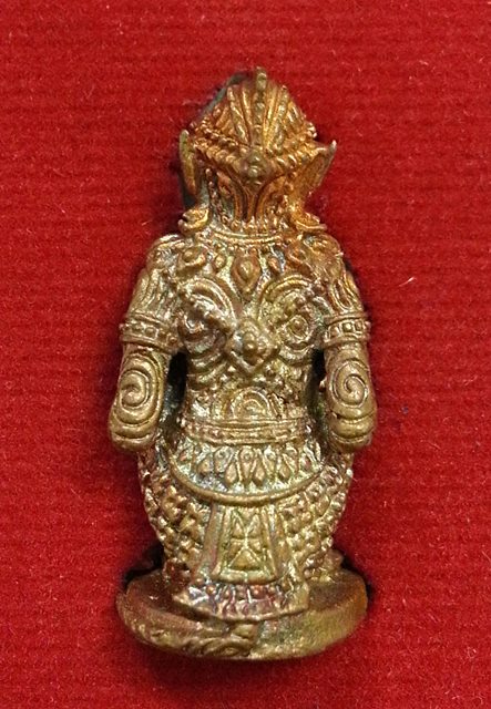 หนุมานปราบไตรจักร เนื้อทองแดง ก้นอุดผง หลวงพ่อสาคร ปลุกเสกเดี่ยว และแช่น้ำว่าน 9 วัน 9 คืน No.