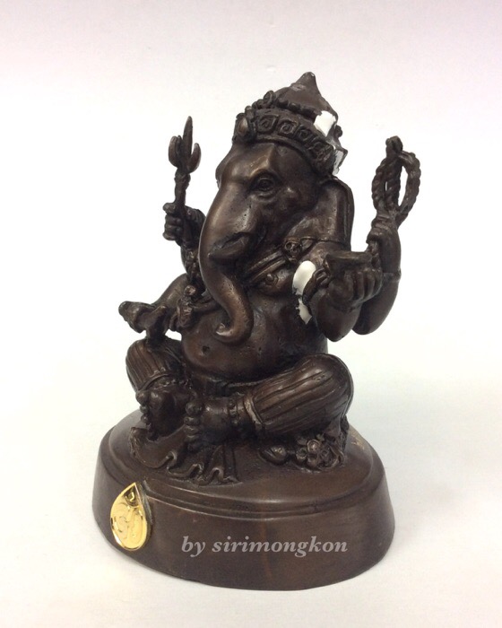 พระพิฆเนศ กรมศิลปากร ปี50 ขนาดบูชา หน้าตัก3นิ้ว สูง4.5นิ้ว"อุดพระพิฆเนศ เนื้อผงว่าน ปี50" No.2523