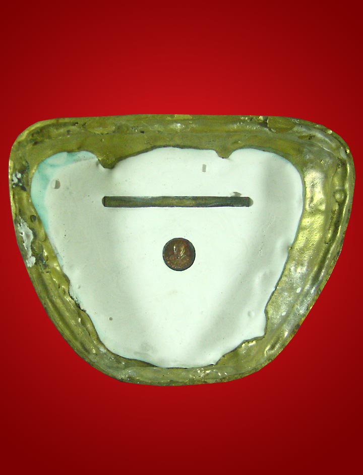 รูปเหมือนรุ่นแรก5นิ้วหลวงพ่อแถมวัดช้างแทงกระจาดทองผสม(สร้าง40องค์)