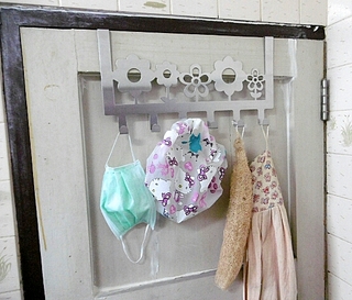 ที่แขวนของหลังบานประตู, สแตนเลส แขวนไว้ที่ขอบบนประตู เพื่อแขวนเก็บของ ส่งลงทะเบียนฟรี