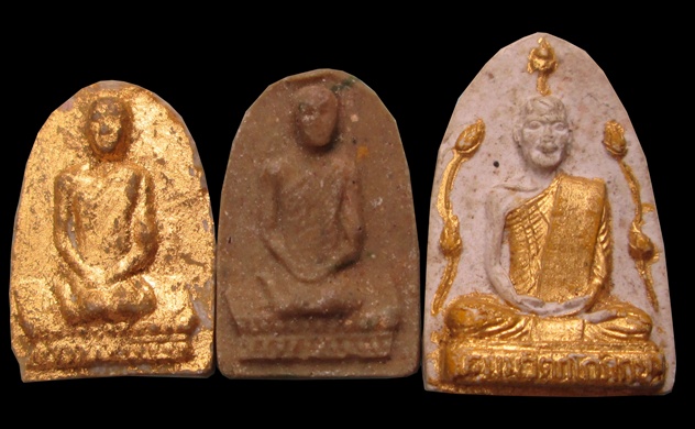 พระผงรูปเหมือนเจ้าคุณนรฯ 3 องค์ วัดศีลขันธ์ 2 องค์ ปี15 อีก 1 องค์ พระสวยครับ เคาะแรกครับ