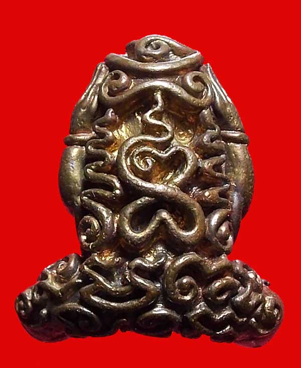 พระปิดตายันต์ยุ่งมหาอุตตโม หลวงพ่อสาคร วัดหนองกรับ ไตรมาส53 เนื้อชนวน