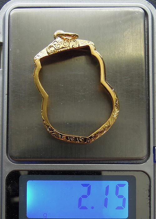 กรอบทอง ยกซุ้ม มือ1ใส่ เหรียญเสมารุ่น3, พุฒซ้อน, เลื่อนสมณศักดิ์, หัวโต หลวงปู่ทวด วัดช้างให้ จ.ปัตต