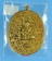 เหรียญลายยันต์เขาอ้อ หลวงพ่อเงิน วัดโพรงงู เนื้อทองแดงกะไหล่ทอง ปี55 No.4716 (สภาพสวย)