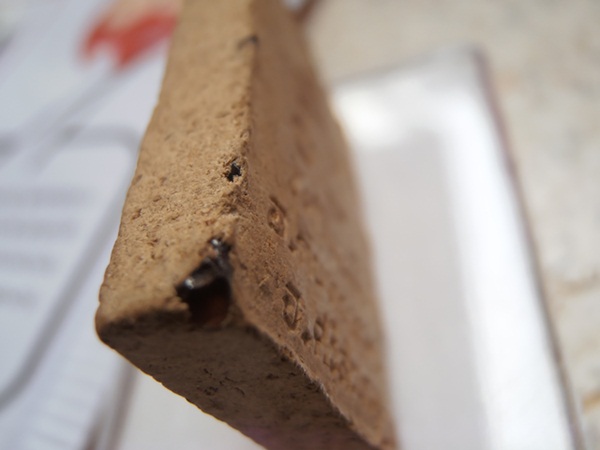 สมเด็จโนนผึ้ง หลวงปู่หมุน เนื้อผงพุทธคุณ ฝังพลอยเสก