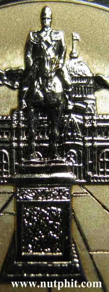 136*เสด็จพ่อรัชกาลที่ ๕ เนื้อเงินแท้ เมืองเพิร์ธ (Perth Mint) หลวงพ่อเกษม เขมโก