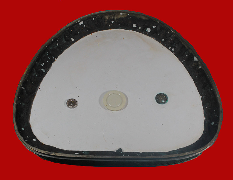 พระบูชาหน้าตัก ๙ นิ้ว เนื้ออัลปาก้า ฐานปิดทอง หลวงพ่อสำเร็จศักดิ์สิทธิ์ อ.หนองแค จ.สระบุรี ปี ๒๕๕๔ 