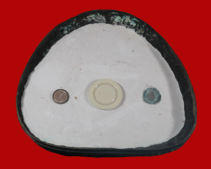 พระบูชาหน้าตัก ๕ นิ้ว เนื้ออัลปาก้า ฐานปิดทอง หลวงพ่อสำเร็จศักดิ์สิทธิ์ จ.สระบุรี ปี ๒๕๕๔