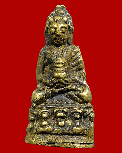 พระกริ่งหน้าอินเดีย พิมพ์หน้าใหญ่ สมเด็จพระสังฆราช(แพ) วัดสทัศน์ กทม. 2482
