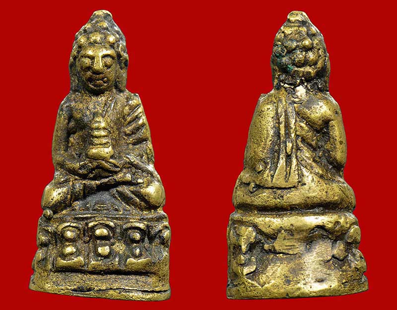 พระกริ่งหน้าอินเดีย พิมพ์หน้าใหญ่ สมเด็จพระสังฆราช(แพ) วัดสทัศน์ กทม. 2482