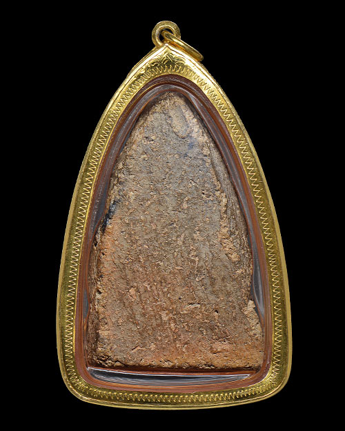 พระขุนแผนพลายคู่ตัดเดี่ยว กรุบ้านกร่าง จ.สุพรรณบุรี พิมพ์หน้าเทวดาซุ้มเส้นคู่ มีหน้าตา เนื้อดิน