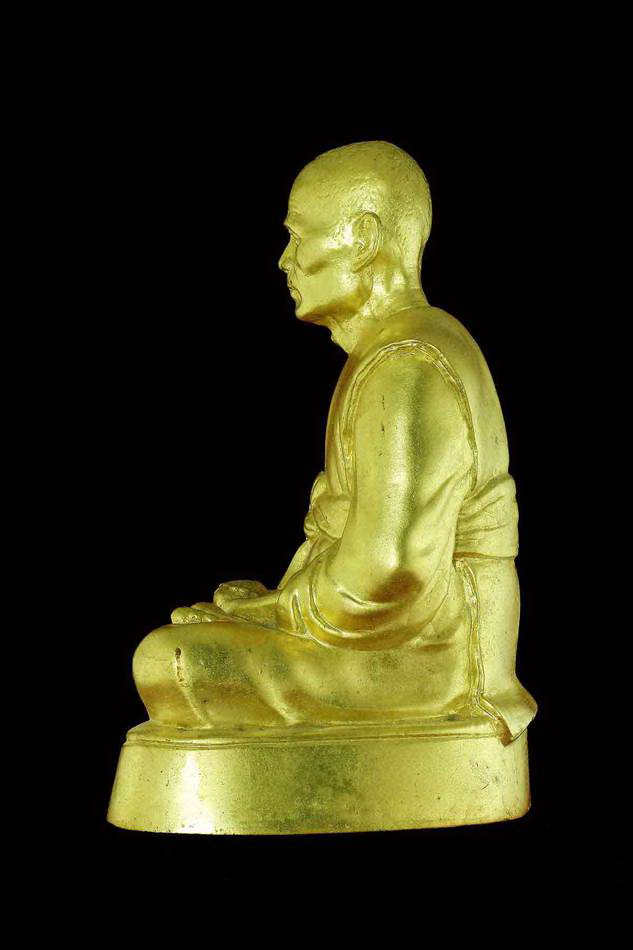 พระบูชาพระครูสาสนกิจบริหาร(หลวงพ่อเพิ่ม) วัดคมบาง อ.เมือง จ.จันทบุรี หน้าตัก 5 นิ้ว