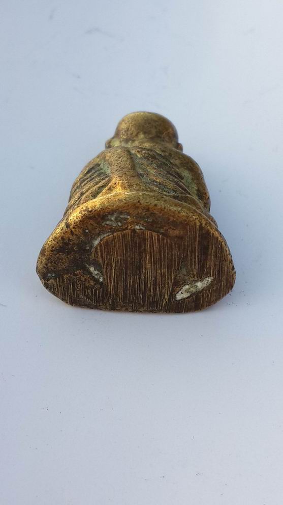 รูปหล่อหลวงพ่อเงินวัดบางคลาน รุ่นปืนแตก ปี 28ล