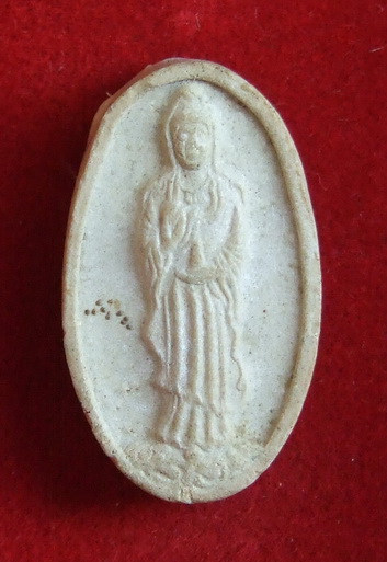 เจ้าแม่กวนอิม ล.ป.โต๊ะ วัดประดู่ฉิมพลี ปี 2534 เนื้อผง สภาพสวย