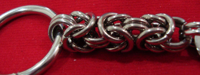 สายโซ่สแตนเลสแท้ ยาว 5 นิ้ว คล้องกล้อง พวงกุญแจ แข็งแรงทนท า น  