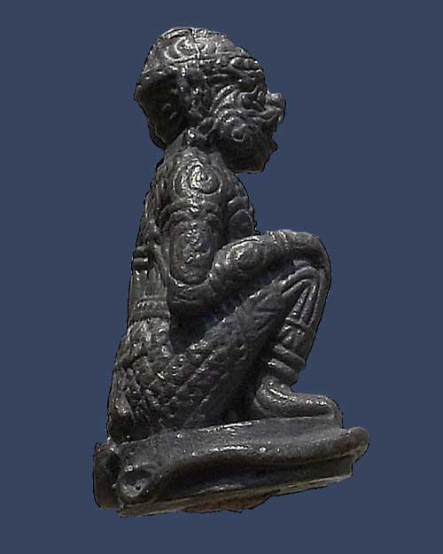 หนุมานสำราญทรัพย์ หลวงปู่คำบุ รุ่นแรก ปี 53 เนื้อตะกั่ว กล่องเดิม จำนวนการสร้าง 250 ตน