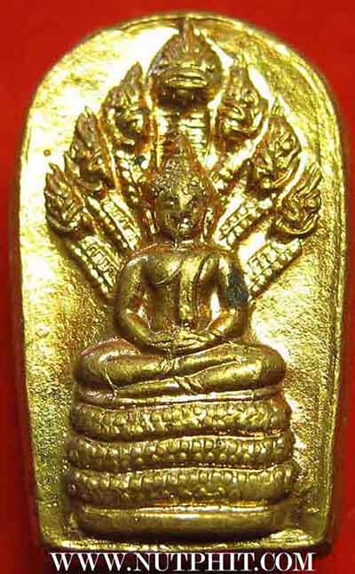 พระนาคปรกใบมะขาม ลพ.คูณ วัดบ้านไร่ ปี ๓๘+บัตรรับรองพระแท้*200