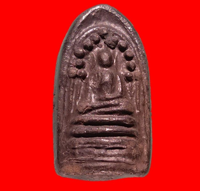 พระกริ่งคลองตะเคียนวัดประดู่ทรงธรรม พิมพ์ 2 หน้า เนื้อดินผสมผงใบลาน จ.อยุธยา สวยจัดจ้านสุดๆ