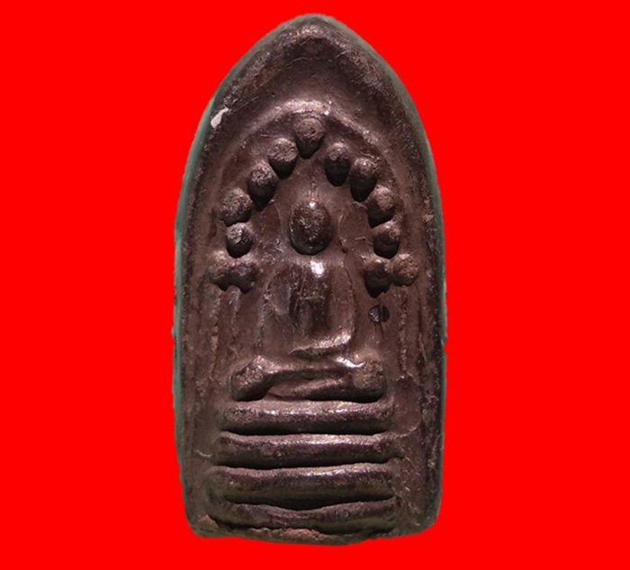 พระกริ่งคลองตะเคียนวัดประดู่ทรงธรรม พิมพ์ 2 หน้า เนื้อดินผสมผงใบลาน จ.อยุธยา สวยจัดจ้านสุดๆ