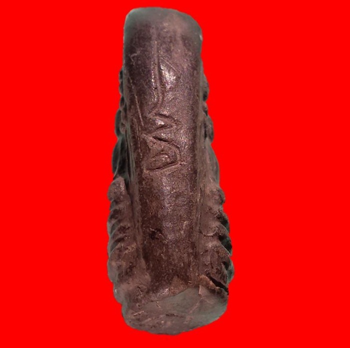 พระกริ่งคลองตะเคียนวัดประดู่ทรงธรรม พิมพ์ 2 หน้า เนื้อดินผสมผงใบลาน จ.อยุธยา สวยจัดจ้านสุดๆ