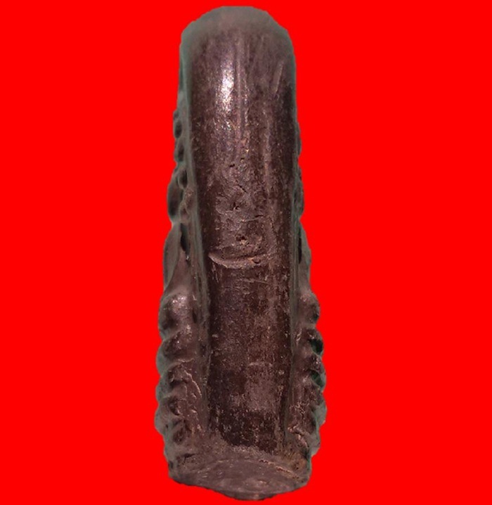 พระกริ่งคลองตะเคียนวัดประดู่ทรงธรรม พิมพ์ 2 หน้า เนื้อดินผสมผงใบลาน จ.อยุธยา สวยจัดจ้านสุดๆ