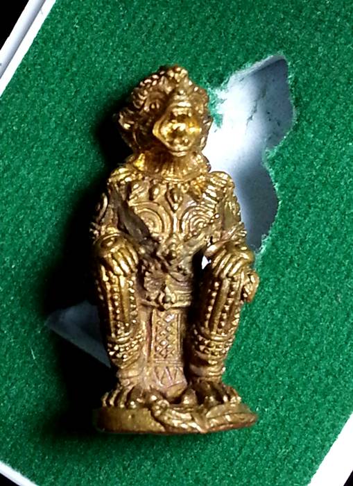 หนุมานมหาปราบไตรจักร  เนื้อปรอกลูกปืน  พร้อมกล่อง  เลข 1140    เคาะเดียวปิด 