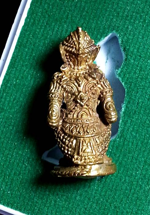 หนุมานมหาปราบไตรจักร  เนื้อปรอกลูกปืน  พร้อมกล่อง  เลข 1140    เคาะเดียวปิด 