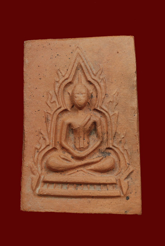 พระชินราช เนื้อดิน กรุวัดทับผึ้ง จ.สุโขทัย ติดรางวัลที่ 3 พร้อมใบประกาศนียบัตร