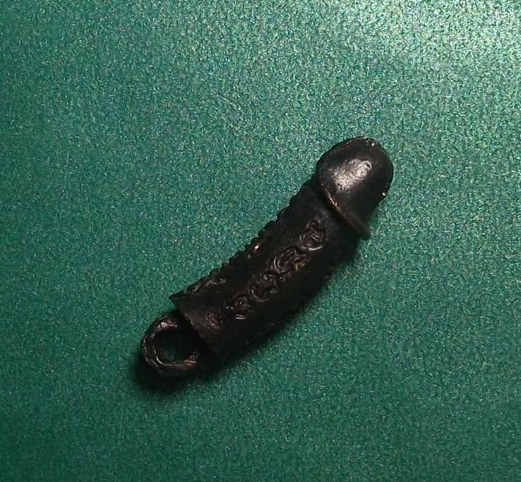 ลพ.ยิด วัดหนองจอก " ปลัดขิก ปี 2536 เนื้อนวะโลหะ ตอกโค๊ด "