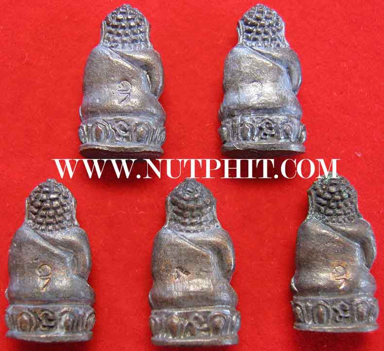 26*พระชัยวัฒน์จิ๋วเนื้อระฆังเก่าแช่น้ำมนต์*หลวงพ่อเกษม 5 องค์แชมป์ทุกองค์*