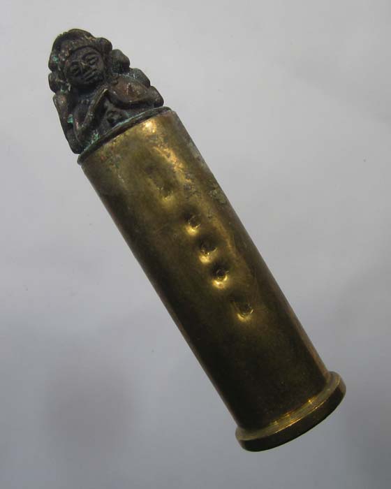 ตะกรุดอุปคุปต์อุดปืน หรือ ตะกรุดกากหมาก หลวงปู่หงษ์ พรหมปัญโญ รุ่นมหาปรารถนา