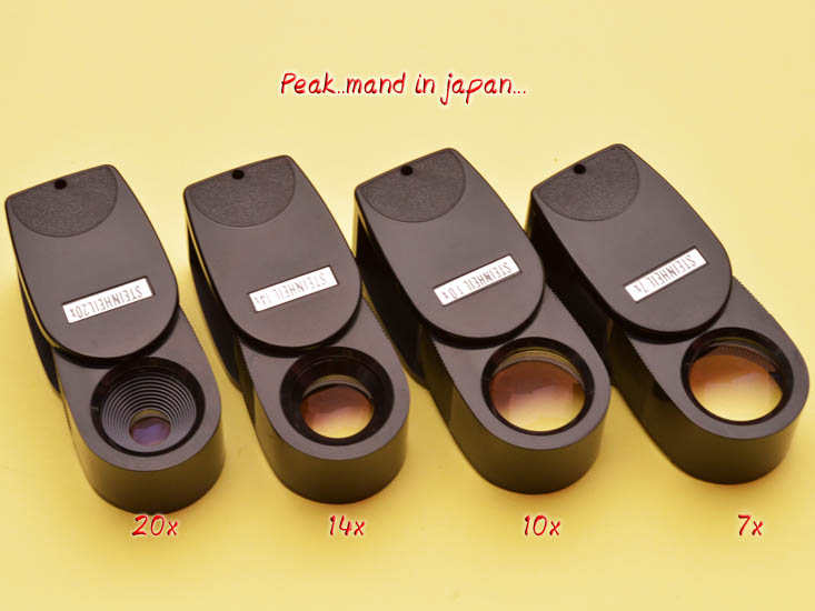 กล้องส่องพระจากแดนอาทิตย์อุทัย **PEAK 10Xหรือ14X** MAND IN JAPAN นำเข้าจากญี่ปุ่นทั้งชุดเลนส์แก้วใส3