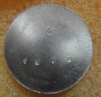 เหรียญเมตตา เม็ดกระดุม อัลปาก้า หลวงพ่อสาคร วัดหนองกรับ เลข 5232 ไม่มีกล่อง