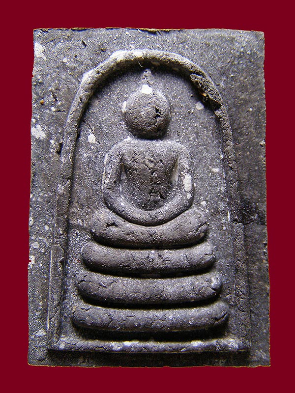 พระสมเด็จหลังรูปเหมือนนั่งเสือ หลวงพ่อเปิ่นวัดบางพระ จ.นครปฐม ปี2538 (อ.สุเทพ อัตถากร สร้างถวาย) 