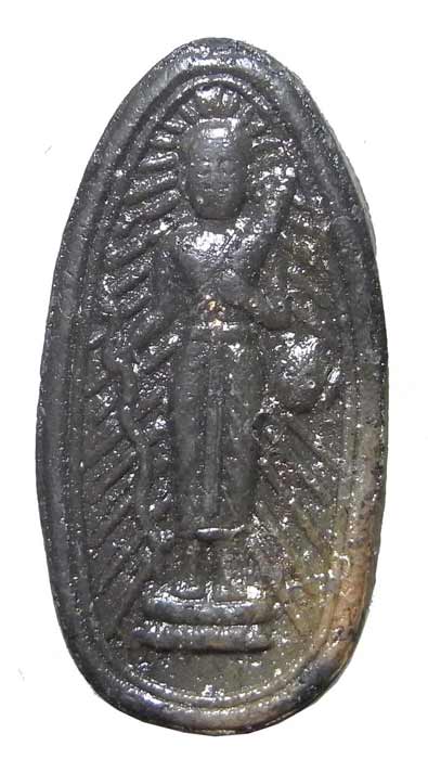 พระสีวลีเนื้อดินเผาสีดำ ปี 2549   หลวงพ่อตัด วัดชายนา เมตตาค้าขายดีเยี่ยมครับผม