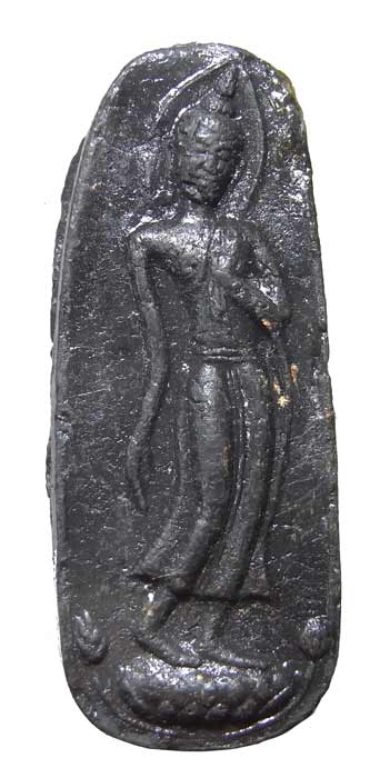 พระลีลาทุ่งเศรษฐีเนื้อดินเผา หลวงพ่อตัด วัดชายนา สวยเดิมๆ สร้างปี 2548 จำนวน 1500 องค์