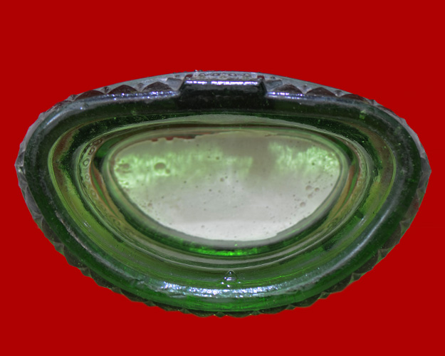 พระบูชา5นิ้ว JAPAN พระแก้วมรกต พิธี25 พุทธศตวรรษ เนื้อสีเขียว สำนักพุทธรัตนประทีป สภาพสวยมาก