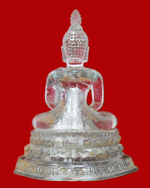 พระบูชา5นิ้ว พระแก้วมรกต พิธี25 พุทธศตวรรษ เนื้อขาวใสปิ๊ง สำนักพุทธศรีประทีป เจ้าคุณนรฯ เสก สภาพสวย