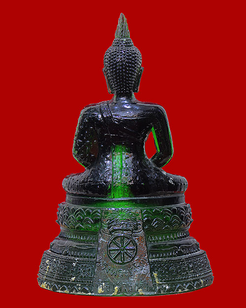 พระบูชา5นิ้ว พระแก้วมรกต พิธี25 พุทธศตวรรษ เนื้อสีเขียว สำนักพุทธศรีรัตนประทีป ทรงพระเจริญพิธีเสาร์ห