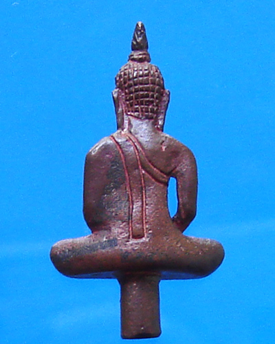 พระยอดธง หลวงปู่กาหลง วัดเขาแหลม เนื้อนวโลหะ  ปี 2551