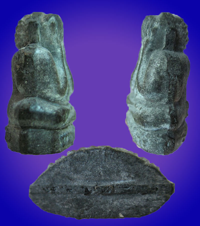 พระปิดตาหลวงปู่โต๊ะ วัดประดู่ฉิมพลี เนื้อผงใบลาน พิมพ์ตุ๊กตาเล็ก